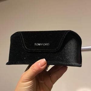 Tom Ford velvet sunglasses case
